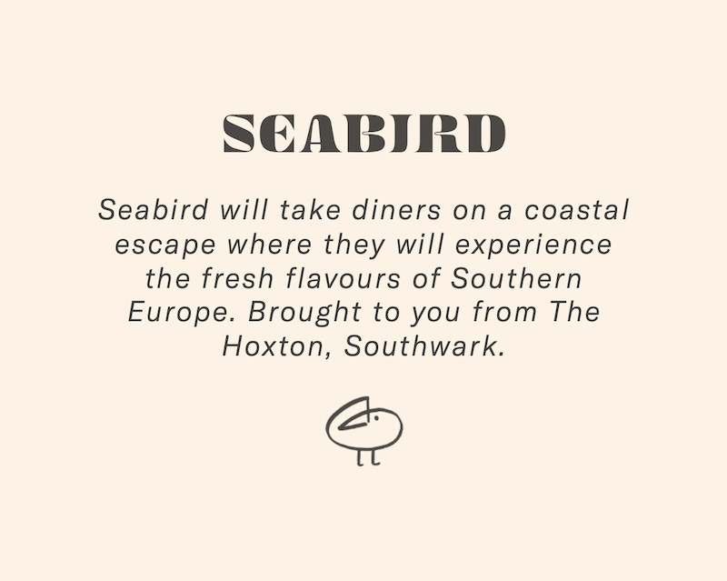 Seabird restaurant description